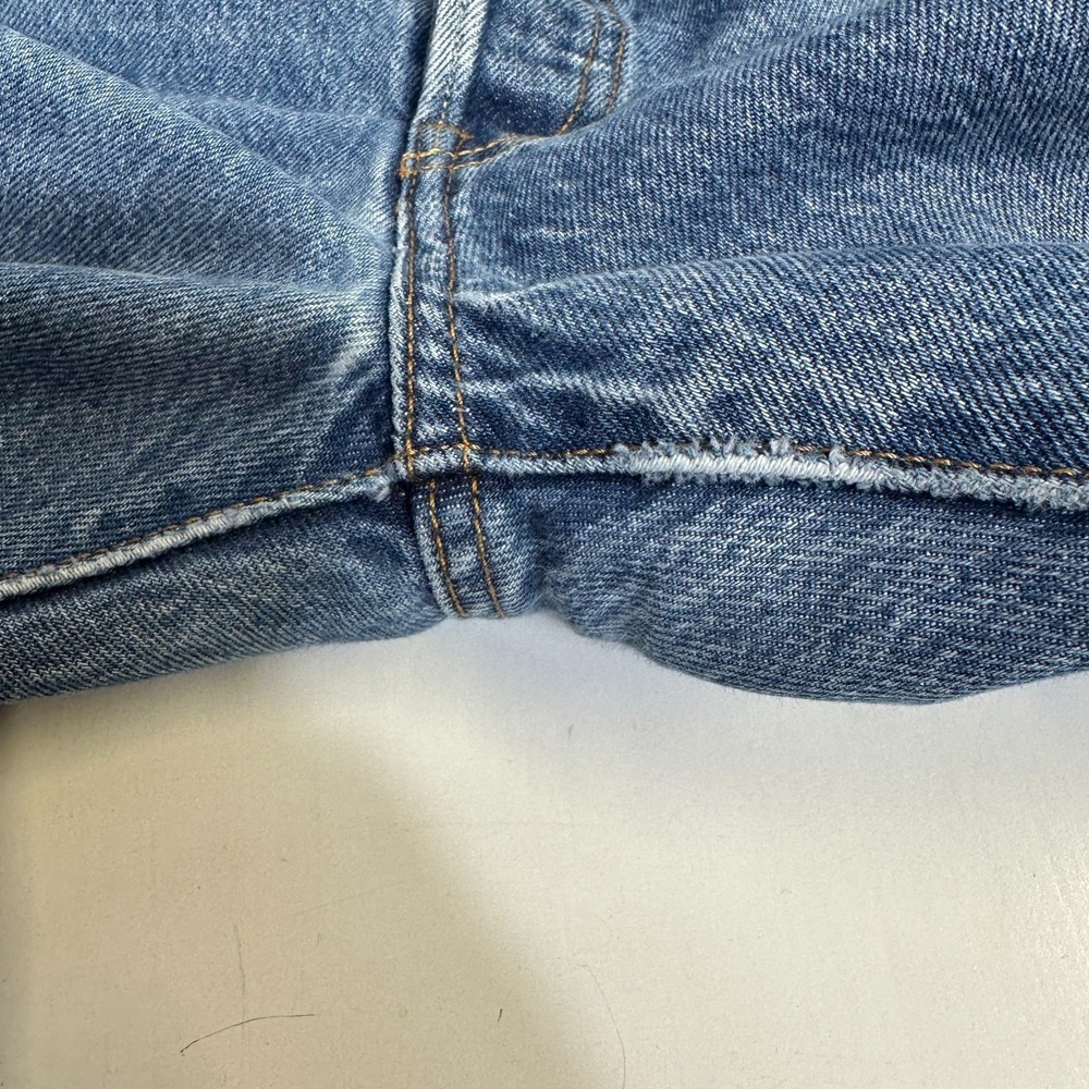 Levi's Premium 501 S Skinny Blue Jeans Women size W28 L30 Medium Wash Button Fly - Picture 8 of 11